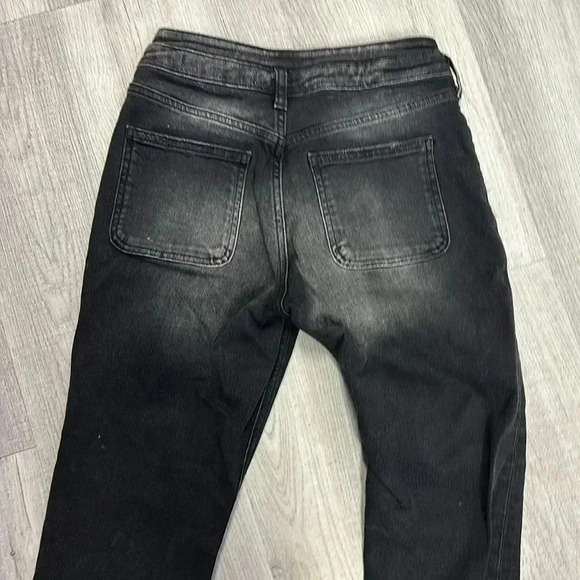 Pilcro Anthropologie Ultra high rise Button Fly  Slim utility Jeans Size 25 - Picture 11 of 12